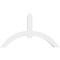 Ekena Millwork Archdale Architectural Grade PVC Gable Bracket, 72"W x 42"H x 6"D x 6"F, 14/12 Pitch GBP072X42X0606ARC00 - alternate 4